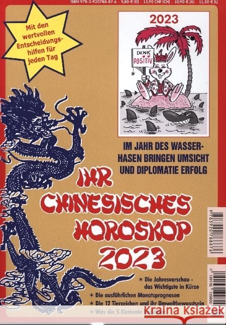 Ihr Chinesisches Horoskop 2023 Herzberg, Daniela 9783920788876 Bio Verlag Ritter
