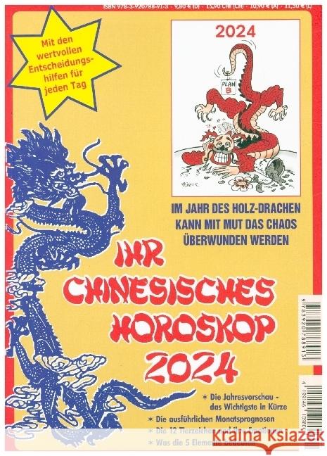 Ihr Chinesisches Horoskop 2024 Herzberg, Daniela 9783920788913 Bio Verlag Ritter
