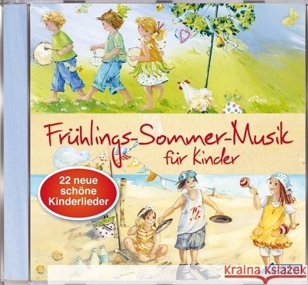 Frühlings-Sommer-Musik für Kinder, 1 Audio-CD : 22 neue, schöne Kinderlieder Schuh, Karin 9783931862688