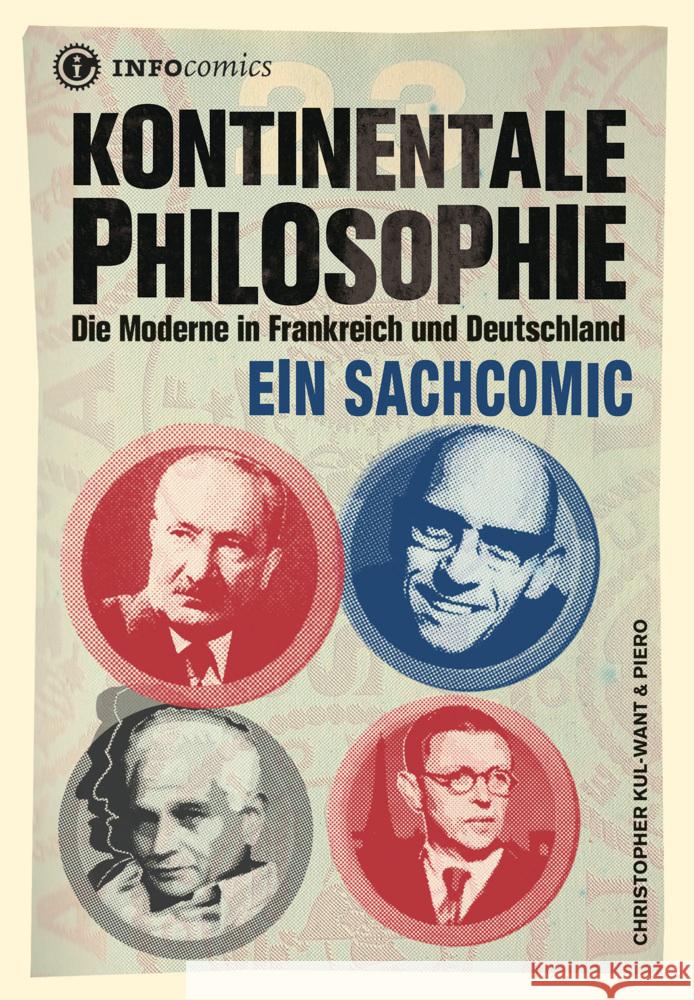 'Kontinentale' Philosophie : Die Moderne in Frankreich und Deutschland. Ein Sachcomic Kul-Want, Christopher; Piero 9783935254410 TibiaPress