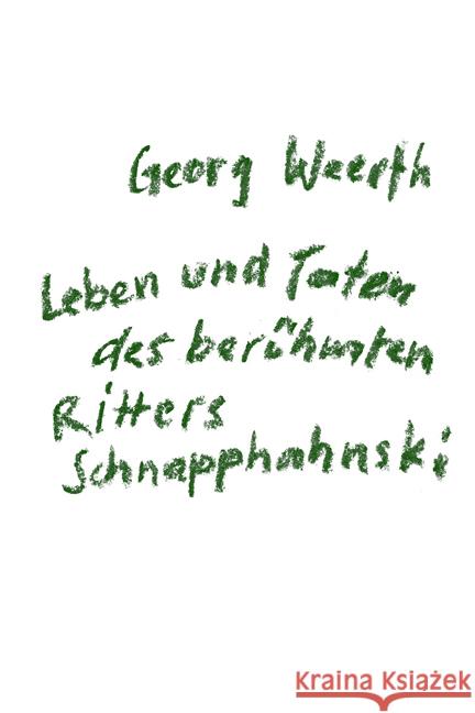 Leben und Taten des berühmten Ritters Schnapphahnski Weerth, Georg 9783935843652 Verbrecher Verlag