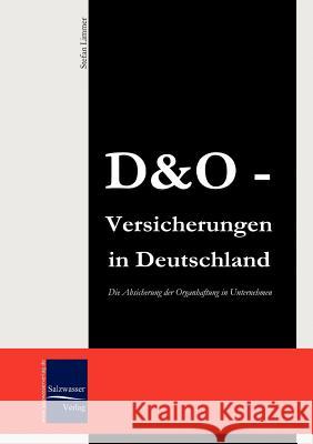 D&O-Versicherungen Limmer, Stefan 9783937686622 Europäischer Hochschulverlag