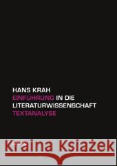 Einführung in die Literaturwissenschaft / Textanalyse Krah, Hans   9783937719436