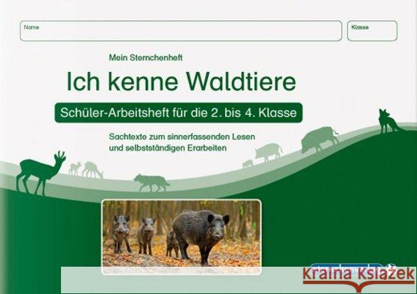 Ich kenne Waldtiere - Schülerarbeitsheft für die 2. bis 4. Klasse : Sachtexte zum sinnerfassenden Lesen und selbstständigen Erarbeiten Langhans, Katrin 9783939293170 Sternchenverlag