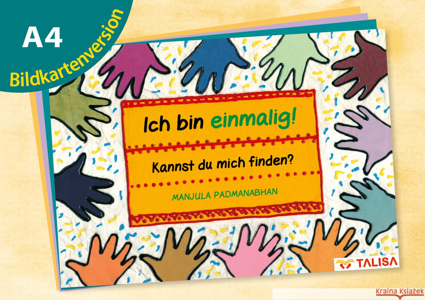 Ich bin einmalig! Kannst du mich finden? Bildkartenversion-A4! Padmanabhan, Manjula 9783939619826