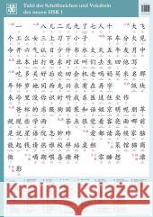 Tafel der Schriftzeichen und Vokabeln des neuen HSK 1 Huang, Hefei; Ziethen, Dieter 9783940497420