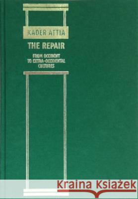 Kader Attia - the Repair from Occident to Extra-Occidental Cultures Kader Attia 9783941644533 The Green Box Kunstedition