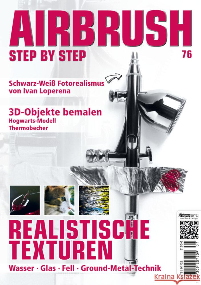 Airbrush Step by Step 76 Kolmer, Ralph-Torsten, Arenas, Sebastian, Zikoll, Benjamin 9783941656635 newart medien & design