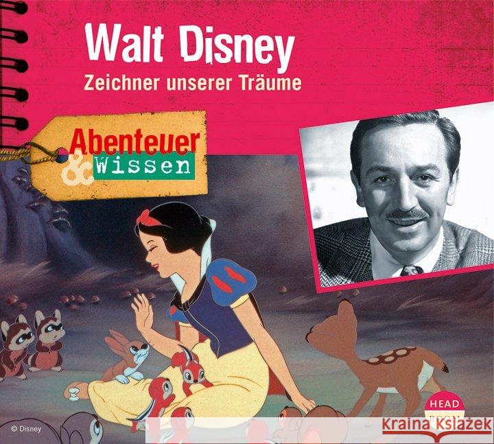 Walt Disney, 1 Audio-CD : Zeichner unserer Träume, Lesung Welteroth, Ute 9783942175678 headroom sound production