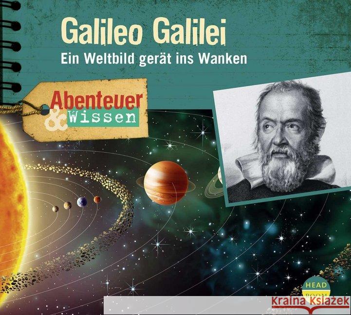 Galileo Galilei, Audio-CD : Ein Weltbild gerät ins Wanken, Lesung Wehrhan, Michael 9783942175784 headroom sound production