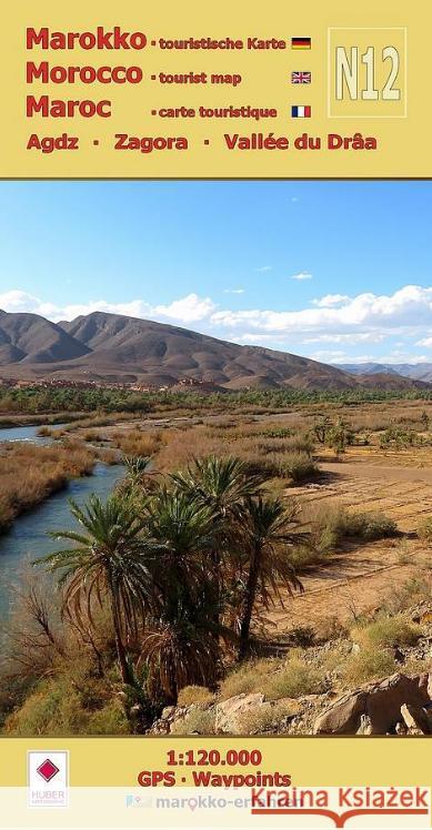 N12: Agdz - Zagora - Vallée du Drâa - 1:120.000 A. & B. Conrad 9783943752687 Huber Kartographie