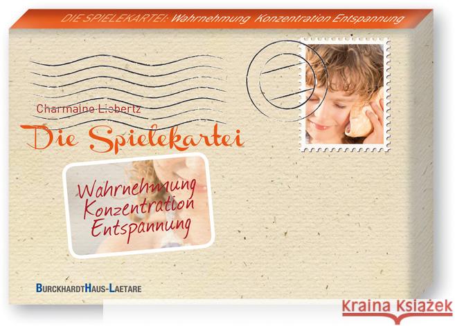 Die Spielekartei - Wahrnehmung - Konzentration - Entspannung (Spiel) : Geeignet für A6-Karteikästen Liebertz, Charmaine 9783944548210