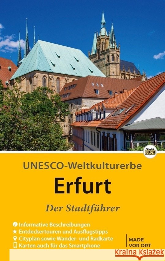 Erfurt - Der Stadtführer Knape, Wolfgang 9783945974360 Schmidt-Buch-Verlag, Wernigerode
