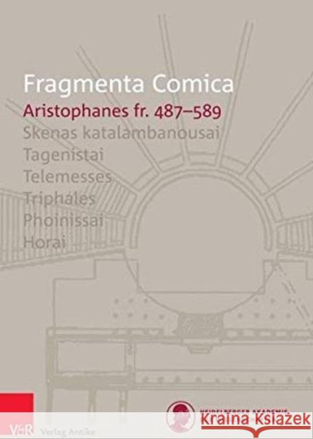 Fragmenta Comica 10.8 Aristophanes Fr. 487-589 Bagordo, Andreas 9783946317777 Verlag Antike