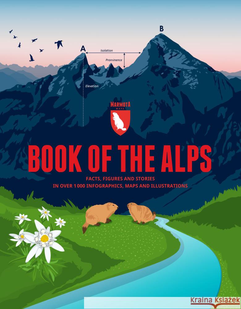 Book of the Alps Stefan, Spiegel, Tobias, Weber, Björn, Köcher 9783946719328 Marmota Maps