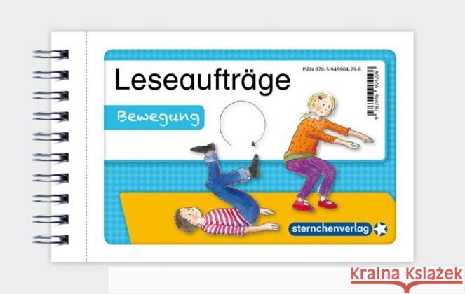 Leseaufträge Bewegung : 36 Bewegungsaufgaben zur Verbesserung der Lesefähigkeit Langhans, Katrin 9783946904298 Sternchenverlag