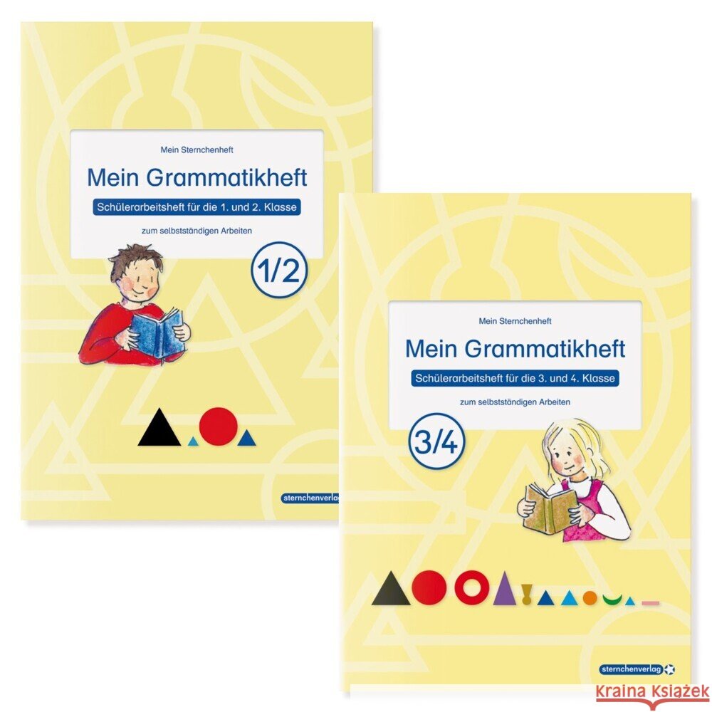 Mein Grammatikheft 1/2 & 3/4 für die 1. bis 4. Klasse im Set, 2 Teile sternchenverlag GmbH, Langhans, Katrin 9783946904625 Sternchenverlag