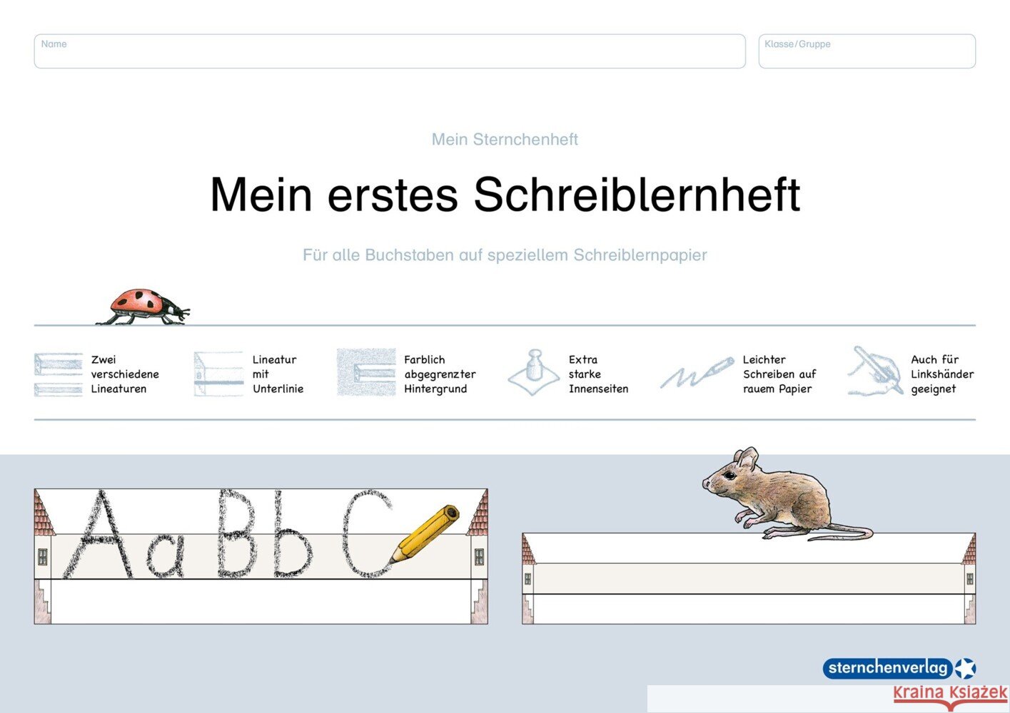 Mein erstes Schreiblernheft sternchenverlag GmbH, Langhans, Katrin 9783946904779 Sternchenverlag