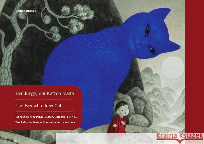 Der Junge, der Katzen malte - The Boy who drew Cats / Kamishibai Hearn, Lafcadio 9783946986164 Edition Bracklo