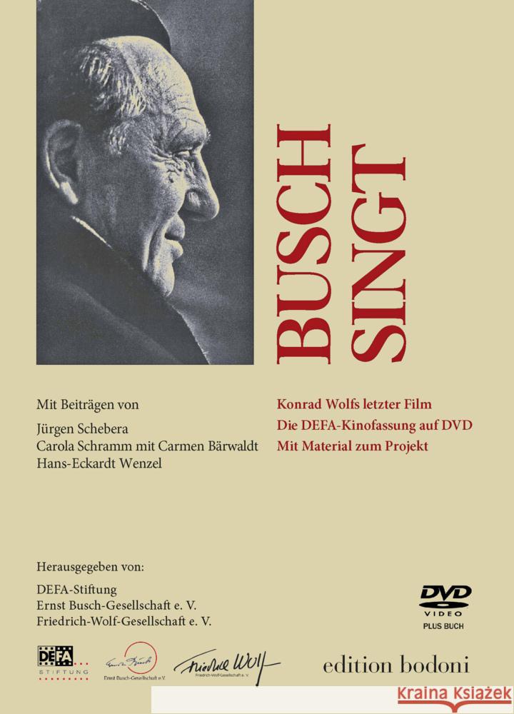 Busch singt Schebera, Jürgen, Wenzel, Hans-Eckardt, Schramm, Carola 9783947913442