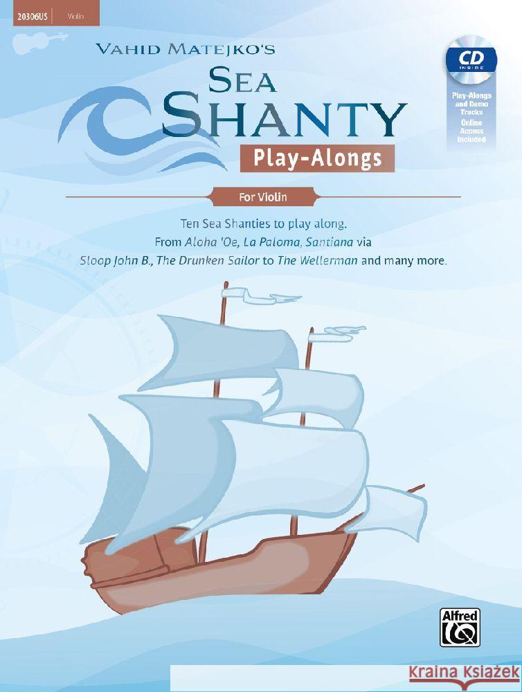 Sea Shanty Play-Alongs for Violin Matejko, Vahid 9783947998548 Alfred Music Publishing