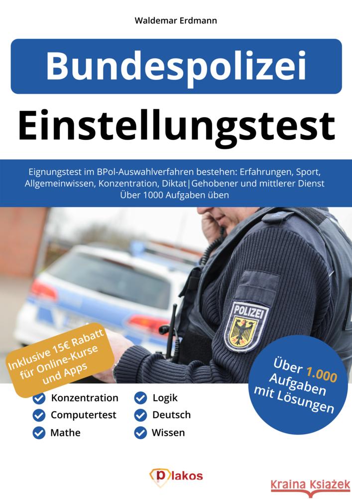 Bundespolizei Einstellungstest Erdmann, Waldemar 9783948144647