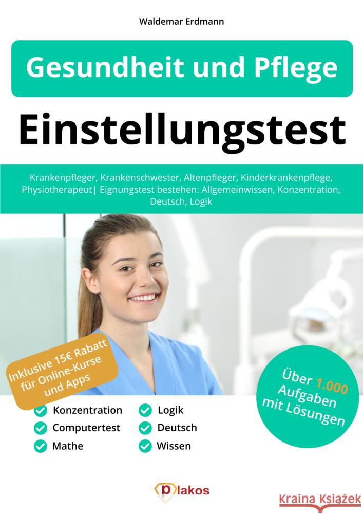 Einstellungstest Gesundheit und Pflege Erdmann, Waldemar 9783948144678