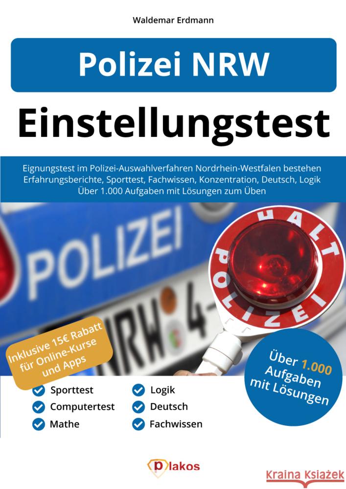 Polizei NRW Einstellungstest Erdmann, Waldemar 9783948144685