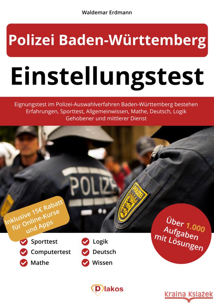 Polizei Baden-Württemberg Einstellungstest Erdmann, Waldemar 9783948144715