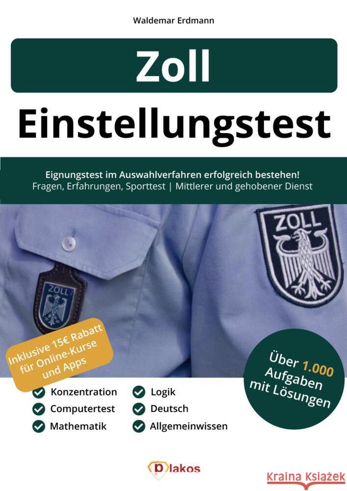 Einstellungstest Zoll Erdmann, Waldemar 9783948144784