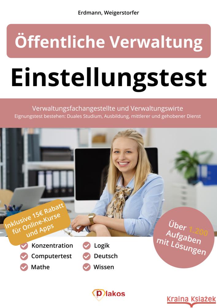 Öffentliche Verwaltung Einstellungstest Erdmann, Waldemar, Weigerstorfer, Lucas 9783948144944