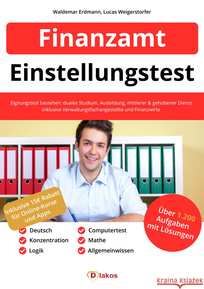 Einstellungstest Finanzamt Erdmann, Waldemar, Weigerstorfer, Lucas 9783948144968