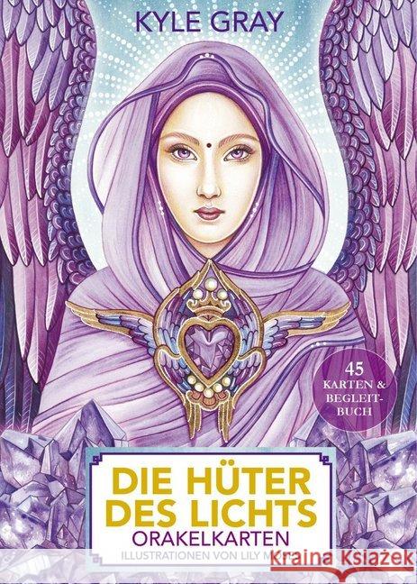 Die Hüter des Lichts, 45 Orakelkarten + Begleitbuch Gray, Kyle 9783948512019