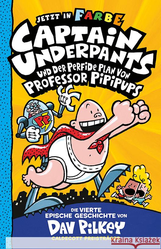 Captain Underpants und der perfide Plan von Professor Pipipups Pilkey, Dav 9783948638498 Adrian Verlag