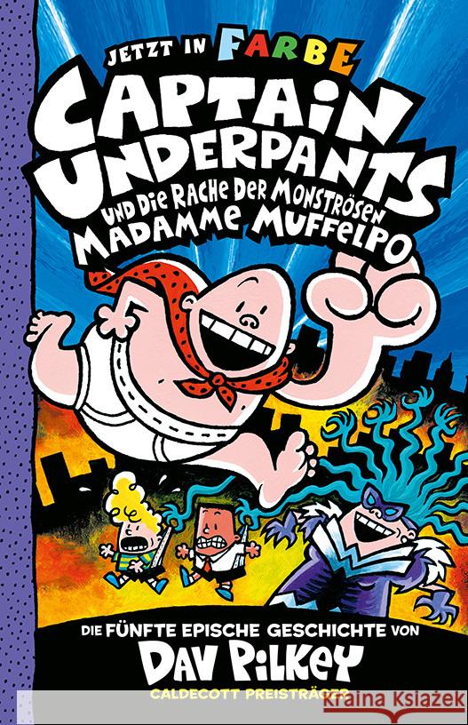 Captain Underpants und die Rache der monströsen Madamme Muffelpo Pilkey, Dav 9783948638504 Adrian Verlag