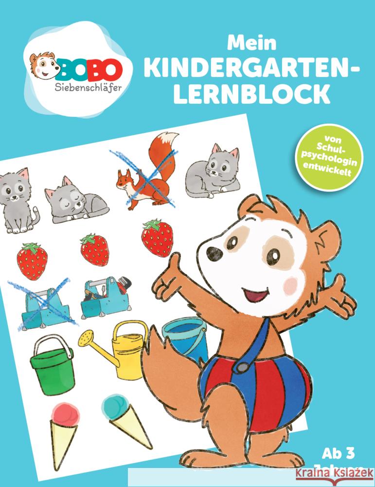 Bobo Siebenschläfer - Mein Kindergarten Lernblock JEP-, Animation 9783948638726 Adrian Verlag