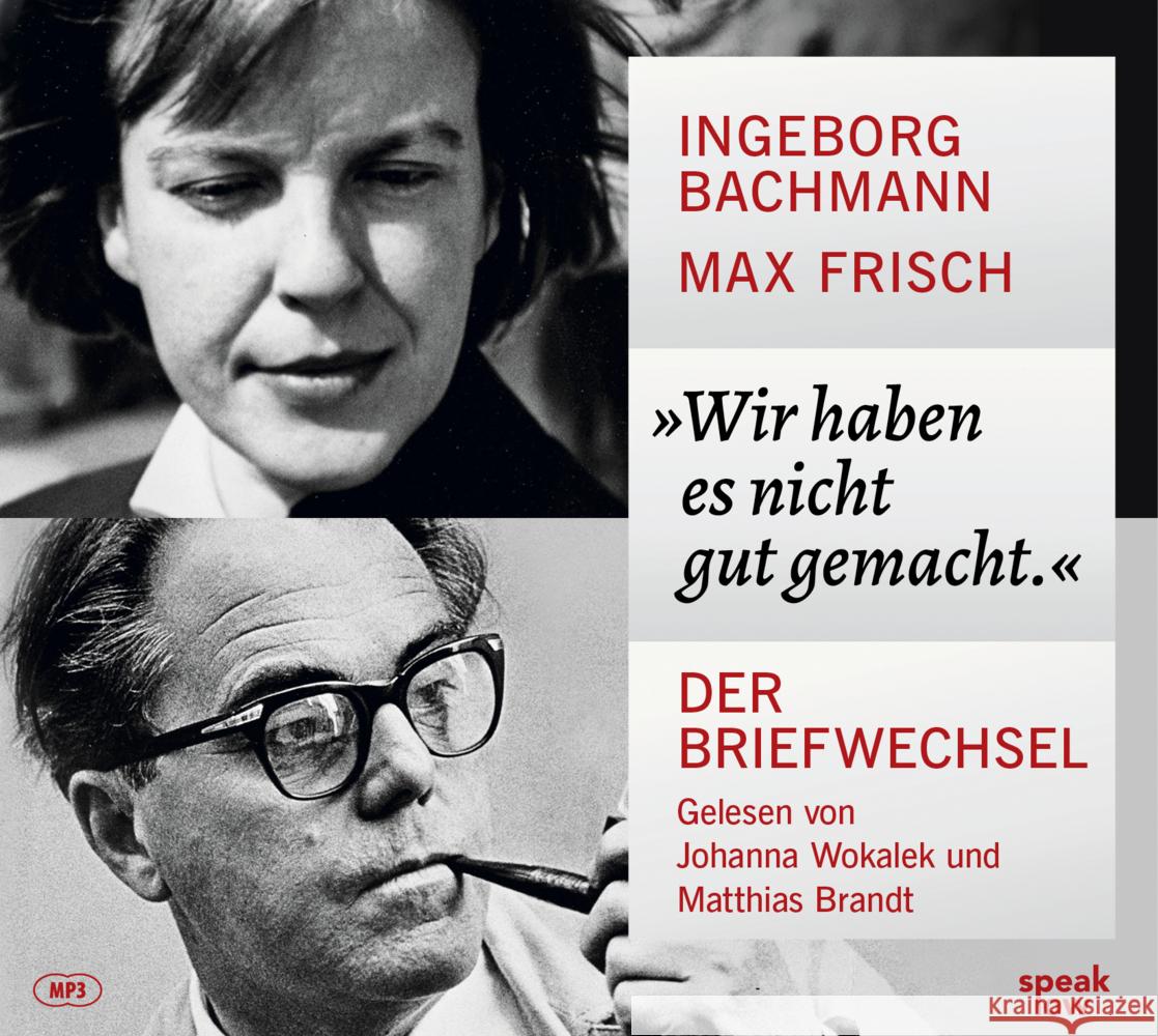 »Wir haben es nicht gut gemacht.« Bachmann, Ingeborg, Frisch, Max 9783948674199 speak low