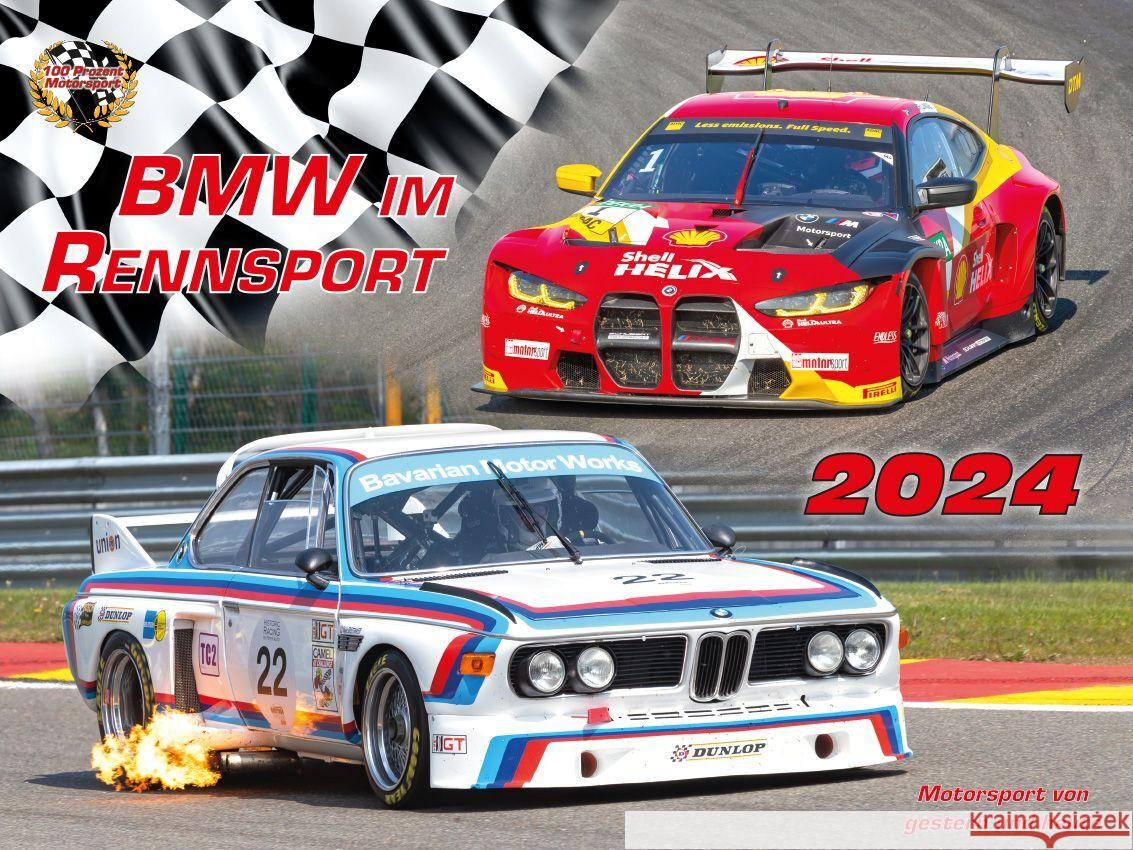 BMW im Rennsport Kalender 2024 Pommer, Frank 9783948794606 Motorsport-Bild-Verlag