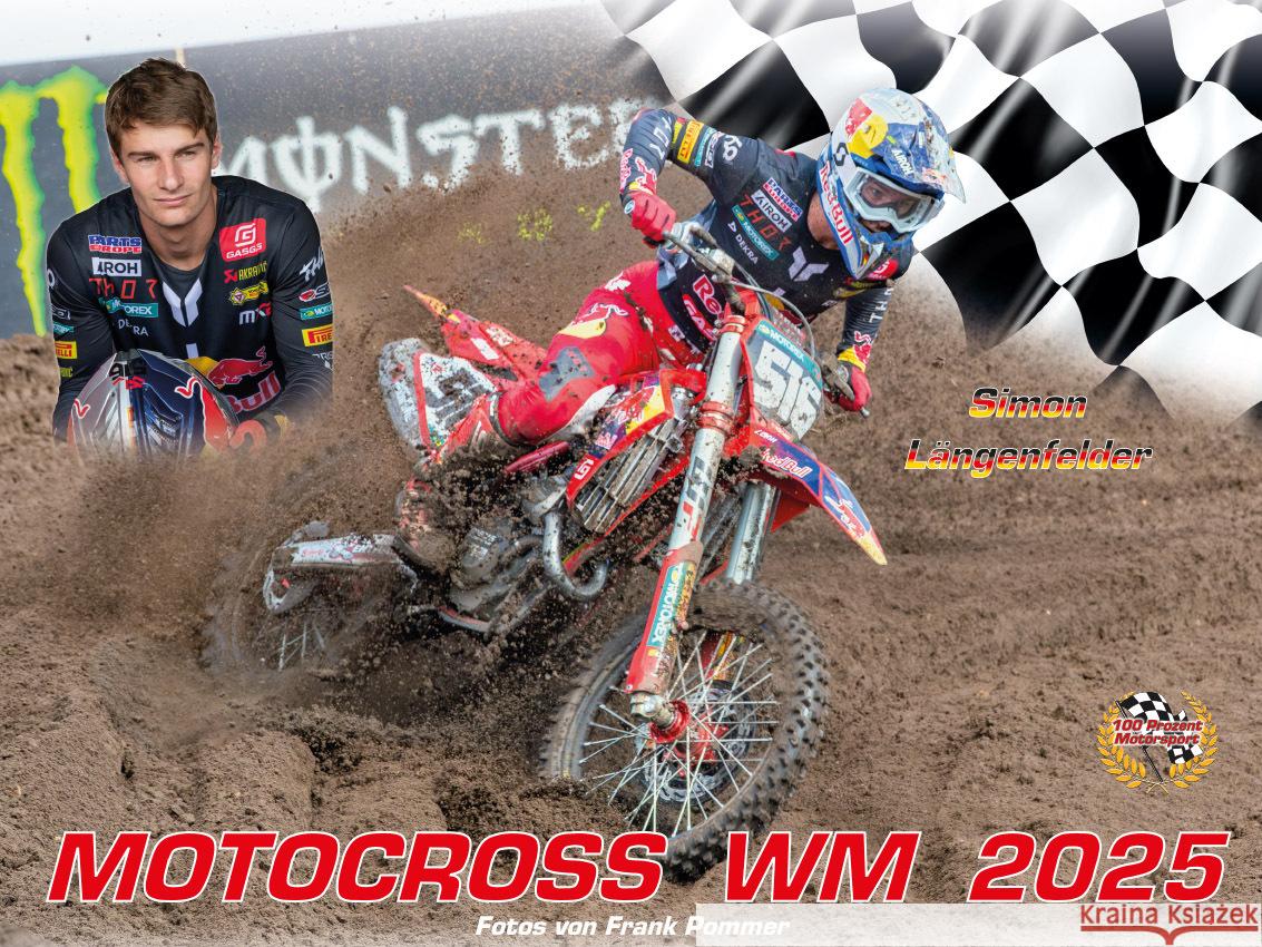 Motocross WM Kalender 2025 Pommer, Frank 9783948794682 Motorsport-Bild-Verlag