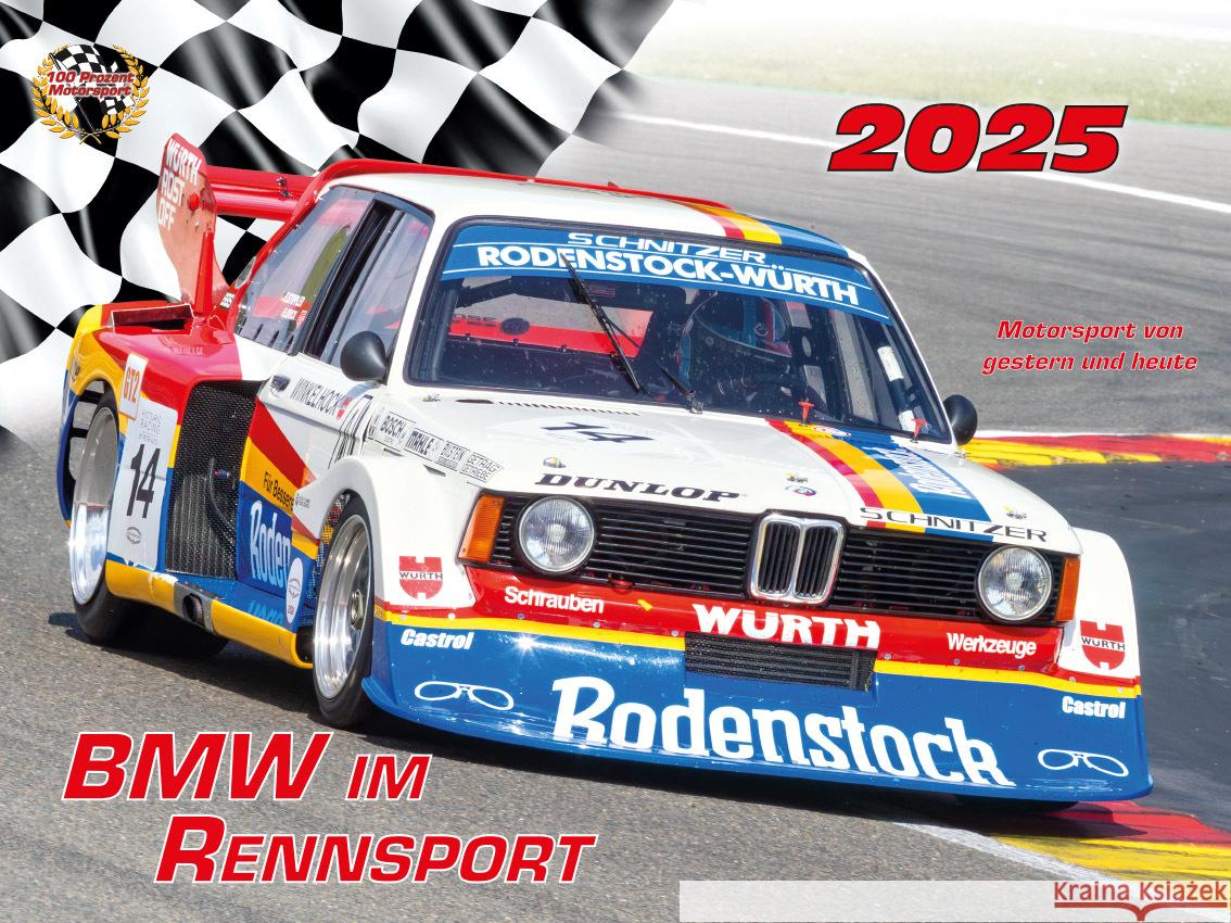 BMW im Rennsport Kalender 2025 Pommer, Frank 9783948794743 Motorsport-Bild-Verlag