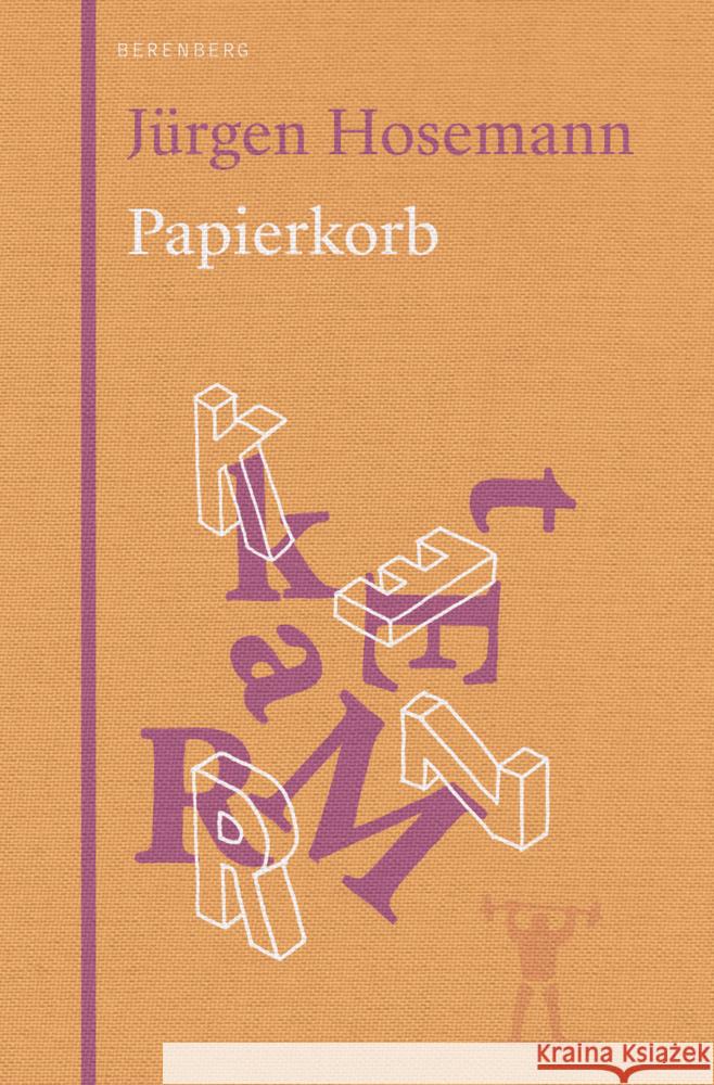 Papierkorb Hosemann, Jürgen 9783949203428