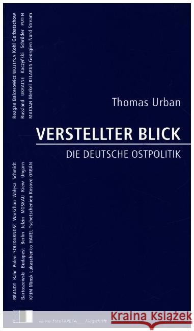 VERSTELLTER BLICK Urban, Thomas 9783949262166