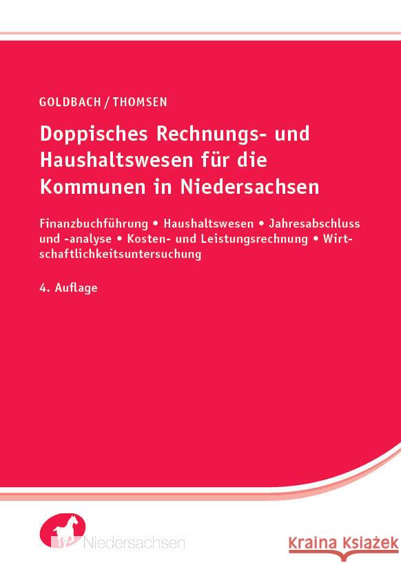 Doppisches Rechnungs- und Haushaltswesen für die Kommunen in Niedersachsen Goldbach, Arnim, Thomsen, Marc 9783949409165 Saxonia