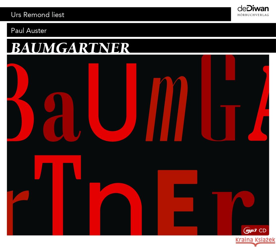 Baumgartner, 1 Audio-CD, MP3 Auster, Paul 9783949840326