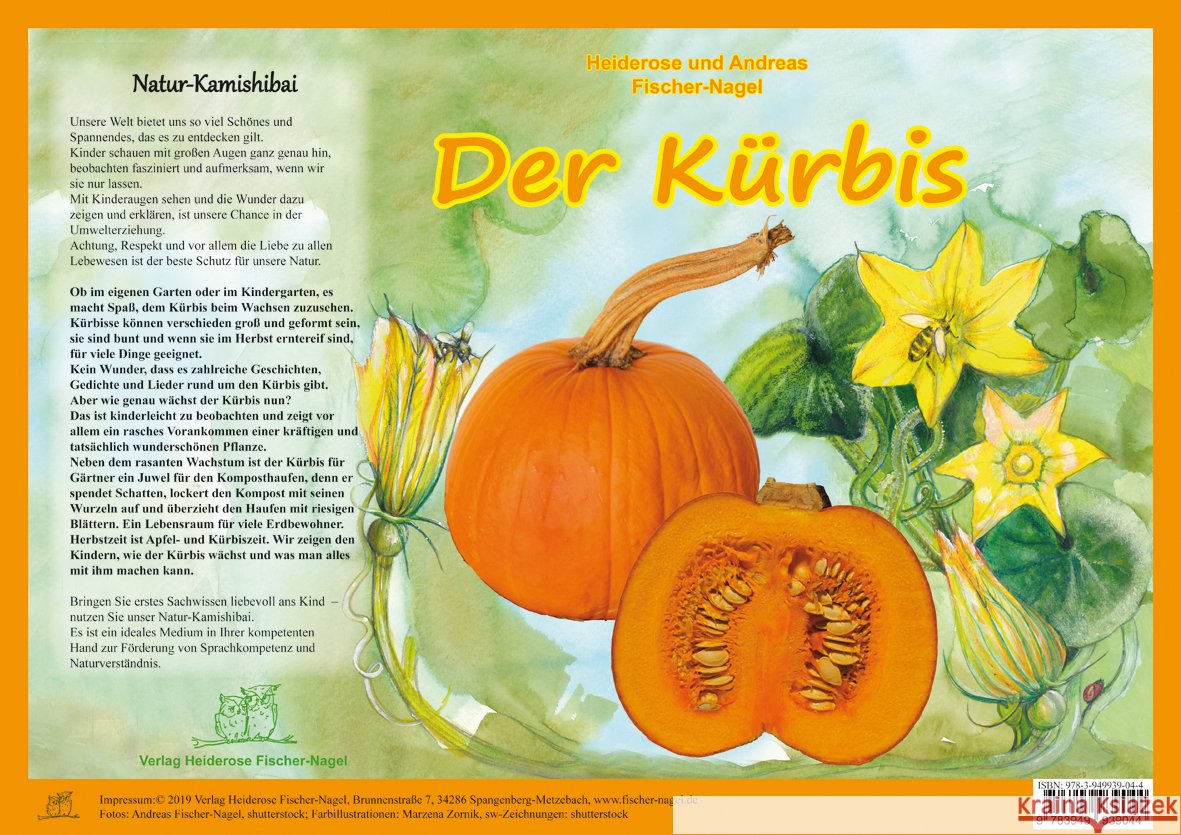 Natur-Kamishibai / Der Kürbis - Natur-Kamishibai Fischer-Nagel, Andreas, Fischer-Nagel, Heiderose 9783949939044 Fischer-Nagel