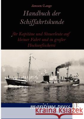 Handbuch der Schiffahrtskunde Janssen 9783954270255