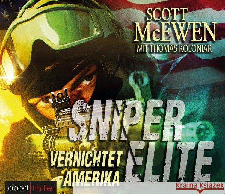 Sniper Elite - Vernichtet Amerika, 10 Audio-CDs : Lesung McEwen, Scott 9783954715121 ABOD Verlag