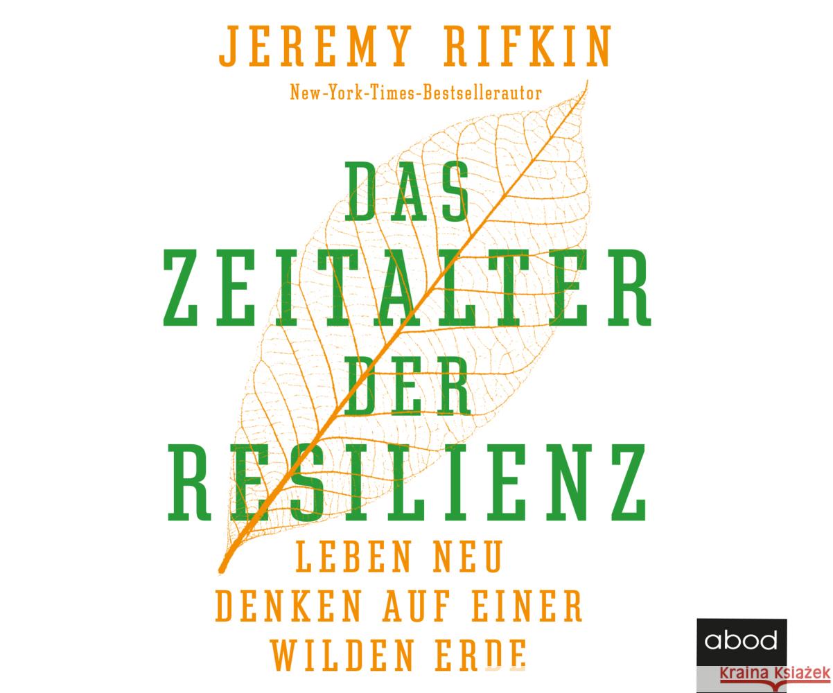 Das Zeitalter der Resilienz, Audio-CD Rifkin, Jeremy 9783954719242 RBmedia