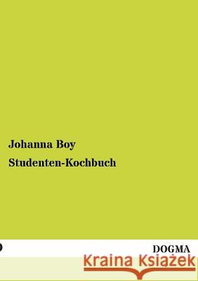 Studenten-Kochbuch Boy, Johanna 9783955071707