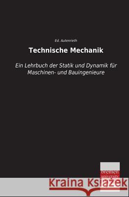 Technische Mechanik Ed Autenrieth 9783955623166 Bremen University Press